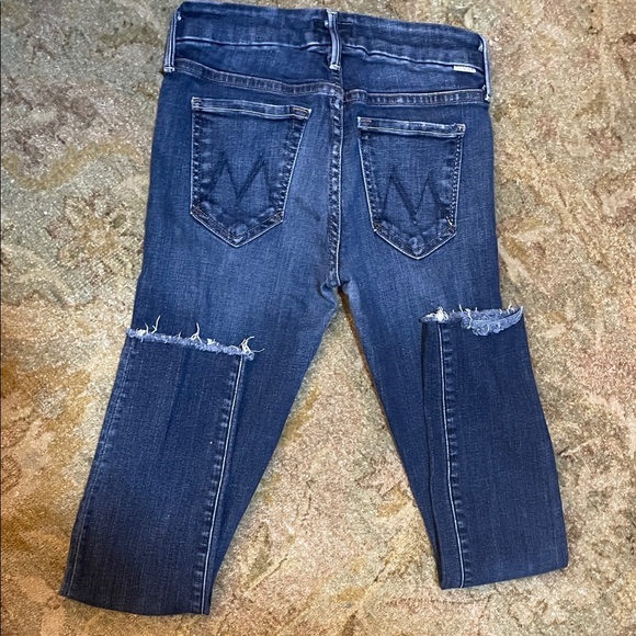 Mother Distressed Skinny Jeans for Women - Picture 3 of 6